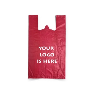 Premium White T-Shirt Plastic Bag Original <b>Raw</b> <b>Material</b> Supermarket Shopping Bags Turkey - Product Image 5