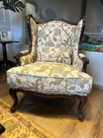 Fauteuil en bois massif de style vintage américain, canapé une place pour petit espace, chaise de luxe décontractée de style nordique
