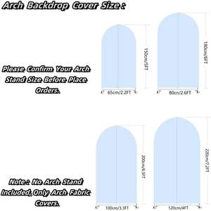 Arc floral rose toile de fond élastique Spandex Stock 2 faces arcs pour douche Fiesta fête décoration murale-usine de gros - Product Image 4