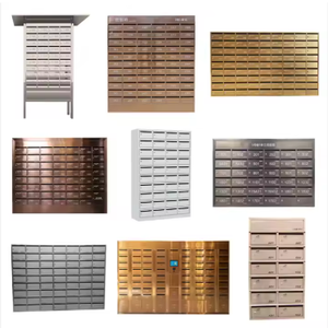 Boîte <span class=keywords><strong>aux</strong></span> <span class=keywords><strong>lettres</strong></span> en métal en acier inoxydable pour l'extérieur Boîte <span class=keywords><strong>aux</strong></span> <span class=keywords><strong>lettres</strong></span> pour immeuble à appartements Utilisation scolaire - Product Image 4