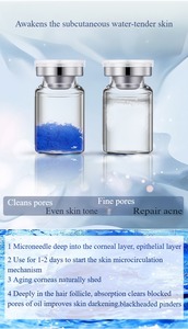 Poudre d'épluchage d'algues naturelles en gros bon marché Bio <span class=keywords><strong>Microneeding</strong></span> Blue Herbal Peel Tool pour la beauté Produit de soins personnels 100 paires - Product Image 5