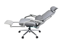 Chaise pivotante de bureau d'usine avec accoudoir rotatif en mousse à mémoire de forme pour visiteur de directeur exécutif d'ordinateur à la maison