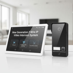 Sistema de <span class=keywords><strong>Videoportero</strong></span> Inteligente WiFi Hiwink 2K Tuya, <span class=keywords><strong>Videoportero</strong></span> IP de 2 Cables con Identificación Facial, Desbloqueo por Palma de la Mano, <span class=keywords><strong>Kit</strong></span> con Pantalla Táctil IPS de 7 Pulgadas - Product Image 2