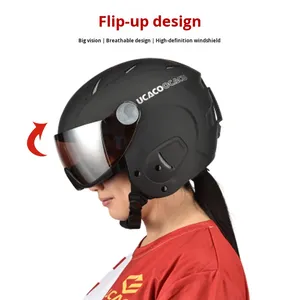 קסדת סקי משולבת מראה חדשה סִגְנוֹן עם חומר EPS דגם U16 לבטיחות חיצונית למבוגרים ולילדים במפעל OEM מותאם אישית - Product Image 3