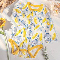 Combinaison pour bébé printemps-été, style européen et américain, manches longues, vêtements pour bébé, pyjama pour nouveau-né, vêtements de classe, coton