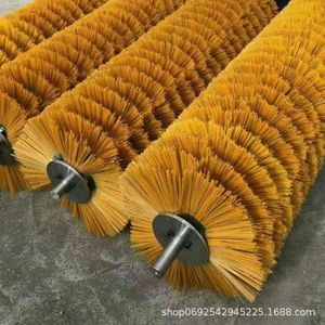Filament en fil d'acier mixte assainissement déneigement <span class=keywords><strong>brosse</strong></span> de balayage de route Type concave-<span class=keywords><strong>convexe</strong></span> traitement de nettoyage personnalisé pour - Product Image 4