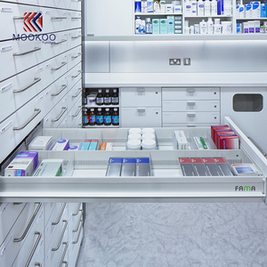 Chất lượng cao có thể gập lại y học ngăn kéo tủ phong cách hiện đại farmacie cửa hàng trưng bày kệ cho các cửa hàng thuốc trên bán - Product Image 3
