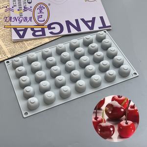 Tangba <span class=keywords><strong>petit</strong></span> moule à Mousse de cerise pour fruits pâtisseries françaises et pâtisseries occidentales bricolage moule à Mousse en Silicone outil de gâteau personnalisable - Product Image 3
