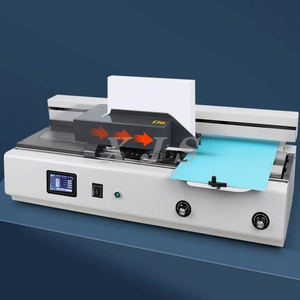 Machine de reliure de livres à colle thermofusible automatique, relieuse de papier A4 de bureau avec écran tactile pour atelier d'impression - Product Image 4