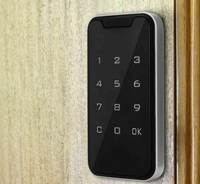 Panneau de serrure électronique EVERGOOD 2-en-1 pour mot de passe et carte IC, panneau de serrure intelligent encastré pour casiers de salle de sport