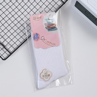 Chaussettes en coton pour femmes et hommes, vente en gros, chaussettes athlétiques respirantes mi-mollet à double aiguille pour dames, OEM ODM pour les distributeurs