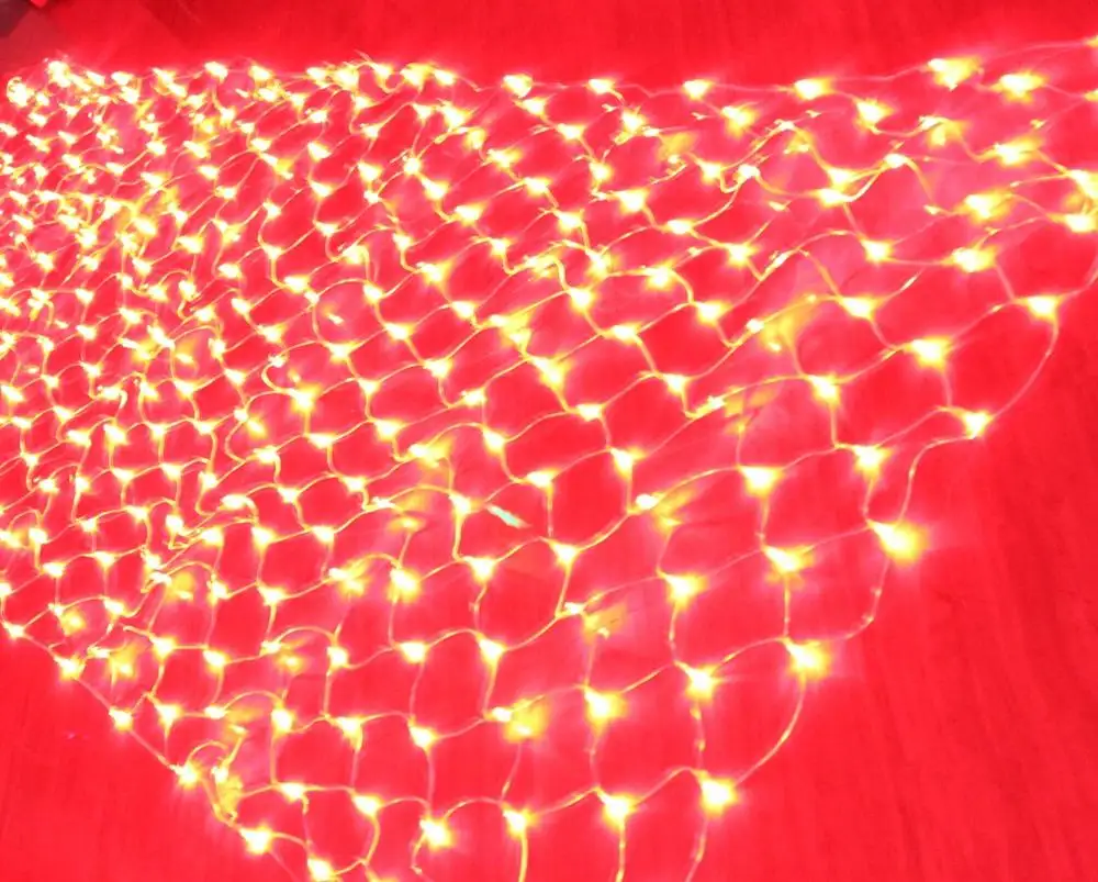 Rede de luz diwali de led à prova d'água, 230v 3x5m