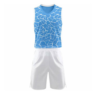 Ensemble de maillots de basket-ball personnalisés de haute qualité pour hommes, logo personnalisé, impression par sublimation, polyester, ensemble uniforme de sport - Product Image 2
