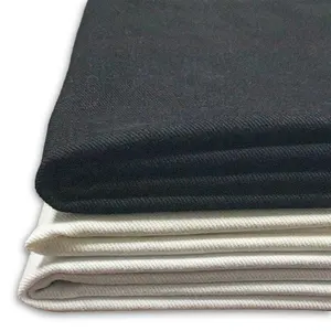 360g black white beige high stretch 97% cotton 3% spandex denim fabric