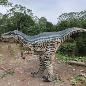 Disfraz de Dinosaurio Velociraptor Realista Personalizado, Robot de Tamaño Real para Espectáculos Jurásicos, Parques de Aventuras, Museos, Cosplay para Adultos - Product Image 3