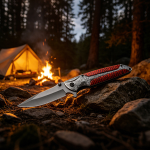 Couteau de chasse pliable tactique de qualité industrielle en acier inoxydable BR <span class=keywords><strong>FA50</strong></span>, fabriqué directement en usine, pour le camping et les activités de plein air. - Product Image 1