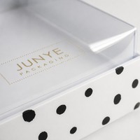Vente directe usine – Boîte en papier personnalisée avec couvercle et base, en PVC rigide recyclable, pour électronique, cosmétiques, bijoux, cadeaux, avec logo