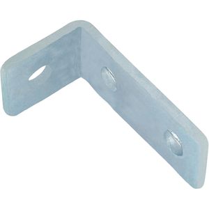 Soporte de Esquina Triangular MISA MISA07 de 5 mm, Acero al Carbono, Zincado, Limpieza con Ácido, para Conector de Marco de 1-5/8 Pulgadas - Product Image 6