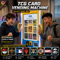 OEM ODM Multi Payment Wall Mounted Poke Mon Vending Machine Collectible Trading Card Game TCG Dispenser for Card Packs & Boxes