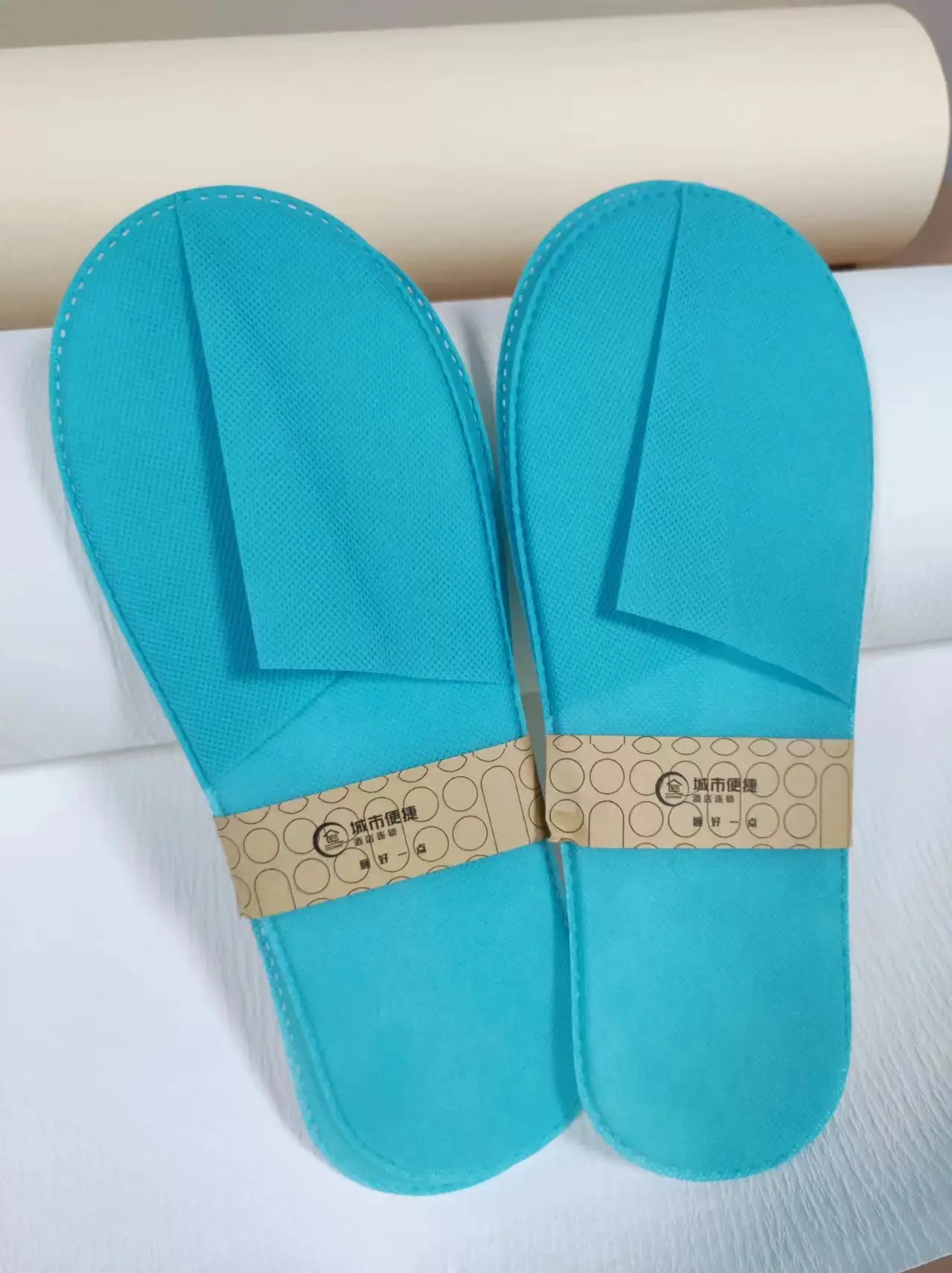 Intelligent Fully Automatic Anti slip Sole Disposable Slippers Hotel Non woven Slippers Making Machine Customized as needed