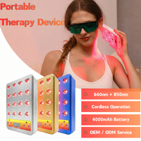 Lampe infrarouge LED portable GLPE pour la thérapie par la lumière rouge, appareil PDT à main pour le visage