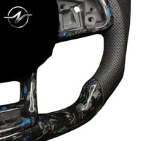 Volant sport à 3 branches en cuir et fibre de carbone avec écran LED pour Volkswagen Mk7 GTI R Golf 7 Golf 6 Passat B8 Jetta