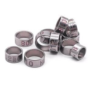 Hot Scarlet Macaw แหวนเท้าสแตนเลส,วงขา<span class=keywords><strong>นก</strong></span>พิราบแข็งแรงทนทาน - Product Image 3