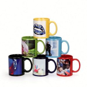 Mug à café en céramique blanc personnalisé avec logo, 11 oz et 15 oz, pour sublimation, idéal pour Noël - Product Image 2