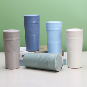 Seaygift Logo d'entreprise personnalisé 420ml en acier inoxydable thermos sous vide gobelet à café tasses avec infuseur à thé - Product Image 3