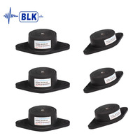 Bellking BKDR Pieds amortisseurs en caoutchouc anti-vibration, anti-dérapants pour générateurs, capacité de charge 10-1100 kg, ISO9001