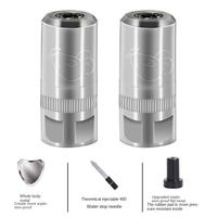 RainFirm RF-NYT01 Raccord de buse en acier inoxydable à filetage standard pour machine d'injection de coulis haute pression