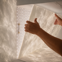 Feuille LED Flexible Dimmable 24V avec CRI90 & IP54 pour Rétroéclairage de Marbre Onyx, Panneau Découpable pour Plans de Travail, Murs et Plafonds