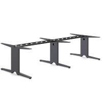 Meja Belajar Kantor Minimalis Modern Tahan Lama dengan Alas Baja Ramah Lingkungan, Workstation Multi-Fungsi untuk Penggunaan di Rumah/Kantor