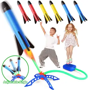 Colorful Foam <strong>Rockets</strong>, Fun Outside Games Activities Toy <strong>Rocket</strong> Launcher for Boy Girl Toddler 3 4 5 6 7 Year Old - Product Image 1