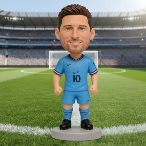 Custom Soccer Player Bobblehead - Personalized Football <strong>Athlete</strong> <strong>Figurine</strong> for Fan Collectible &amp; Desk Decor - Product Image 5