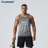 Débardeur Streetwear Homme Kuenzi en Gros, Prêt à Expédier, 58% Coton 42% Polyester, 315GSM, Grammage Lourd, Uni, Effet Vintage Délavé