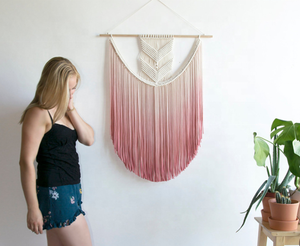 Artesanía, nuevo diseño, macramé, Boho, para colgar en la pared, arte de decoración del hogar - Product Image 3