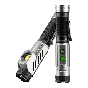 Nhà máy trực tiếp xách tay cường độ cao 90 ° có thể điều chỉnh ánh sáng ngọn đuốc COB làm việc cắm trại ánh sáng có thể sạc lại dẫn đèn pin - Product Image 1