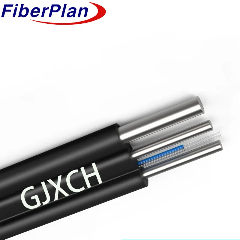 Fiberplan GJYXCH 1 Cabo de fibra óptica 2 núcleos Cabo de fibra óptica 3km Cabo óptico