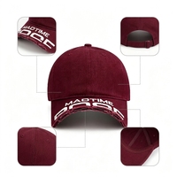 Casquette de baseball vintage américaine délavée, visière coupée, dessus souple, broderie de lettres, bords effilochés, streetwear unisexe homme femme