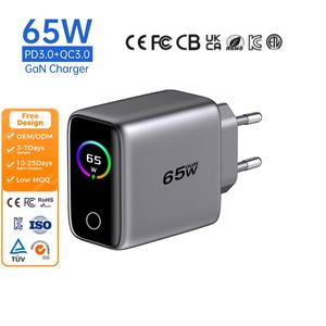 Зарядное устройство Tommox 65 Вт Type-C для ноутбуков, планшетов, телефонов Android/iOS, с дисплеем, для мобильных устройств и ноутбуков, лидер продаж 2026 года - Product Image 1