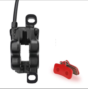 Pinzas de Freno Hidráulicas de Disco de 160 mm, Color Negro Plateado, Freno Hidráulico para Scooter, Piezas de Bicicleta, Freno de <span class=keywords><strong>Aceite</strong></span> con Esmalte Horneado para Kukirin G3pro - Product Image 4