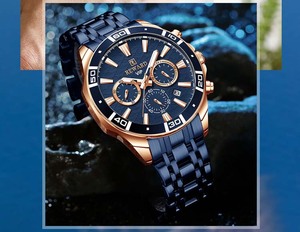 <span class=keywords><strong>Montre</strong></span> à quartz pour <span class=keywords><strong>homme</strong></span> en argent <span class=keywords><strong>REWARD</strong></span> 81134 <span class=keywords><strong>Prix</strong></span> bas Haute qualité Meilleure puissance Bracelet en acier inoxydable Chronographe <span class=keywords><strong>Montre</strong></span> vintage d'affaires - Product Image 6