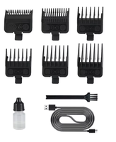Tondeuse à Cheveux Électrique Sans Fil 2026 à Couleurs Dégradées pour Barbiers Professionnels, 6800 tr/min, Lames en Acier Inoxydable, Recharge Rapide