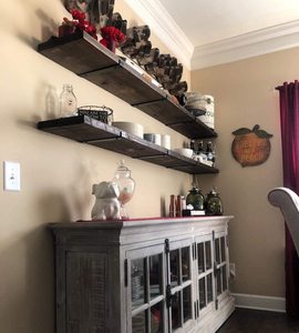 ชั้นวางของตกแต่งติดผนังชั้นวางของเหล็กพร้อมสกรู - Product Image 4