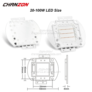 10W - <span class=keywords><strong>100W</strong></span> công suất cao dẫn con chip 20W 30W 50W Trắng Đỏ Xanh xanh vàng cam Cyan hổ phách màu hồng <span class=keywords><strong>RGB</strong></span> UV IR <span class=keywords><strong>COB</strong></span> đèn ánh sáng bóng Đèn hạt - Product Image 3