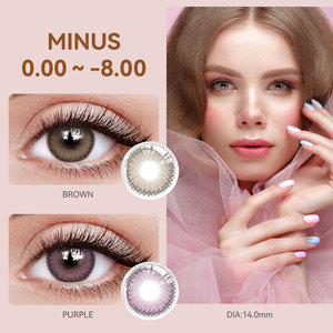 작은 PP 물집이있는 매일 매년 카페 스카이 블루 천연 뷰티 아이 콘택트 렌즈 - Product Image 1