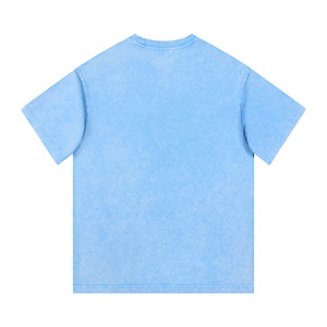 T-shirt unisexe coupe ample en coton pur style rétro à manches courtes motif flocon de neige pour homme – Design vierge - Product Image 3
