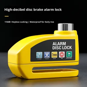 Alarme antivol étanche à batterie pour vélo et moto, frein à disque BG BG-1238, verrouillage par pression - Product Image 2