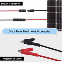 Alat Uji Tegangan Sirkuit Terbuka PV Kamera Tester Meter Tenaga Surya Digital LCD Fotovoltaik MPPT Penguji Panel Surya Multimeter